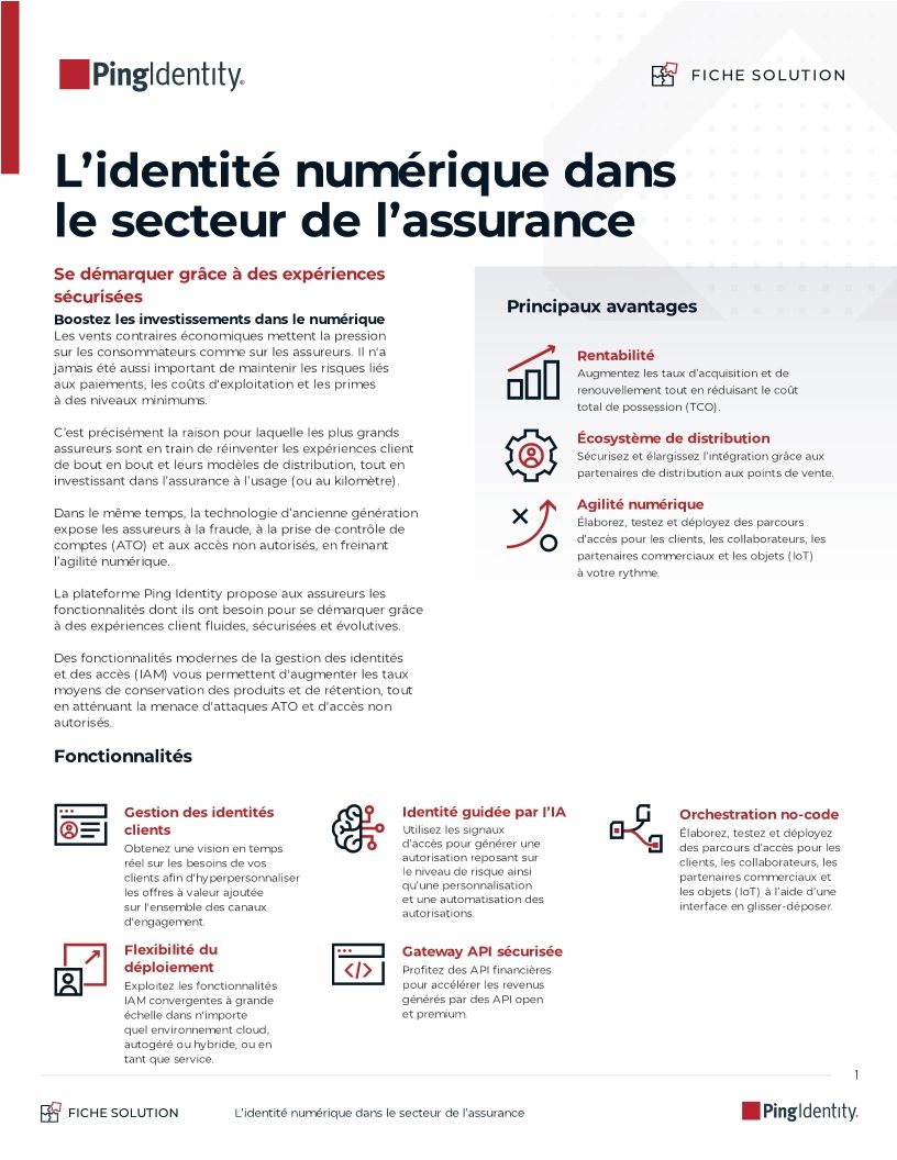 L&rsquo;identit&eacute; num&eacute;rique dans le secteur de l'assurance