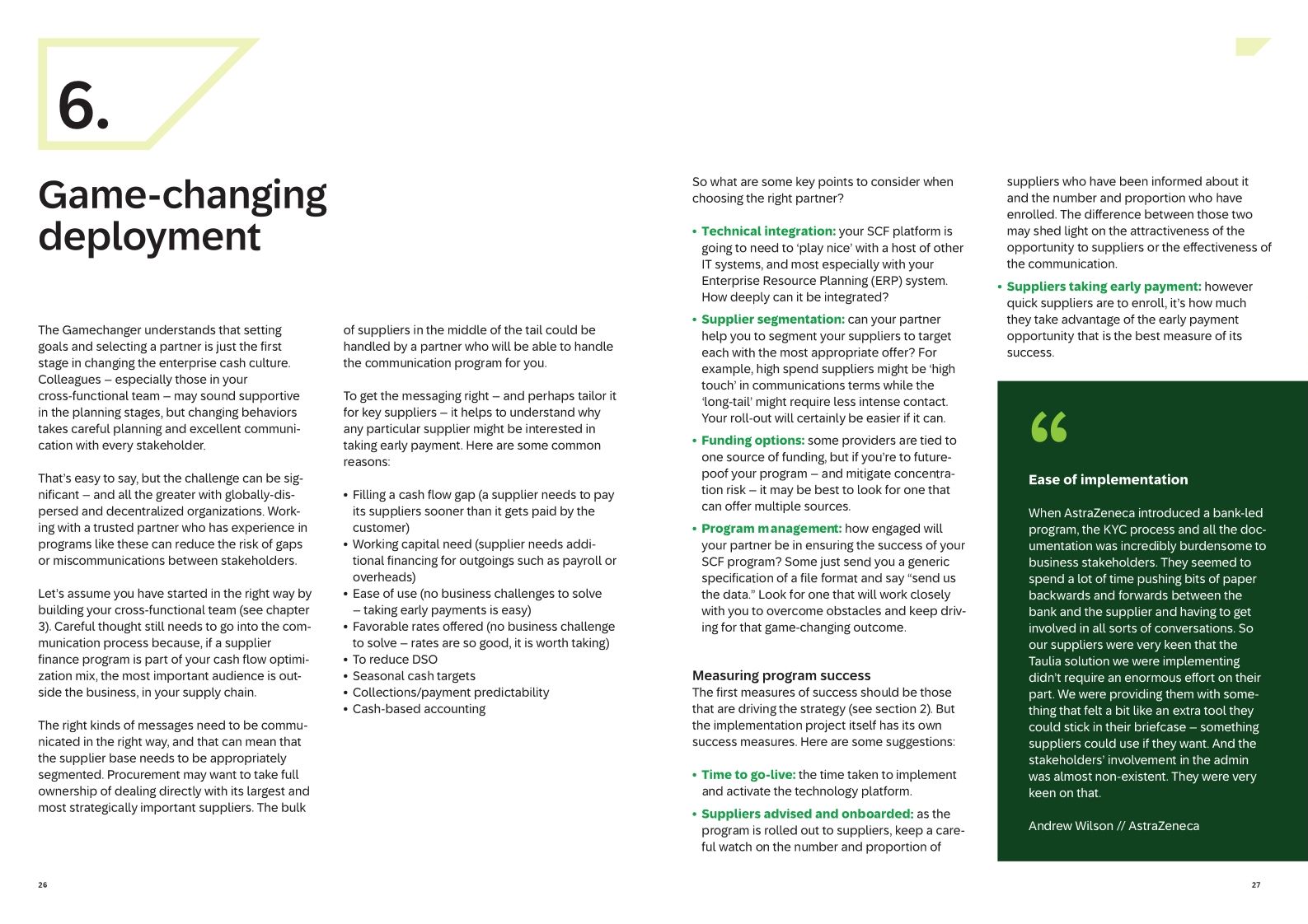 Gamechanger's guide to working capital optimization