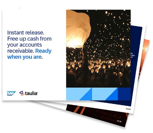 Instant release. Free up cash fron your accounts receivable.