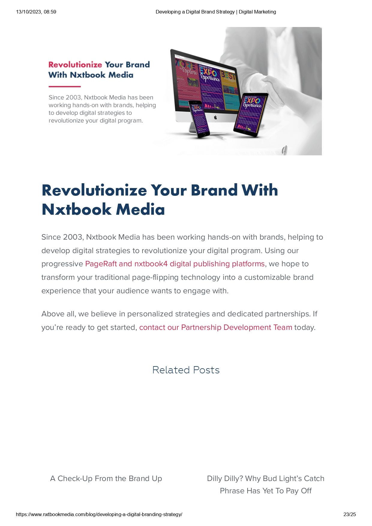 Anonymous-Developing and Sustaining a Digital Branding Strategy-Title