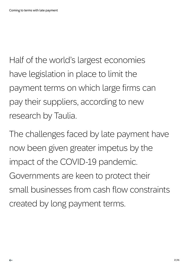 International payment terms whitepaper