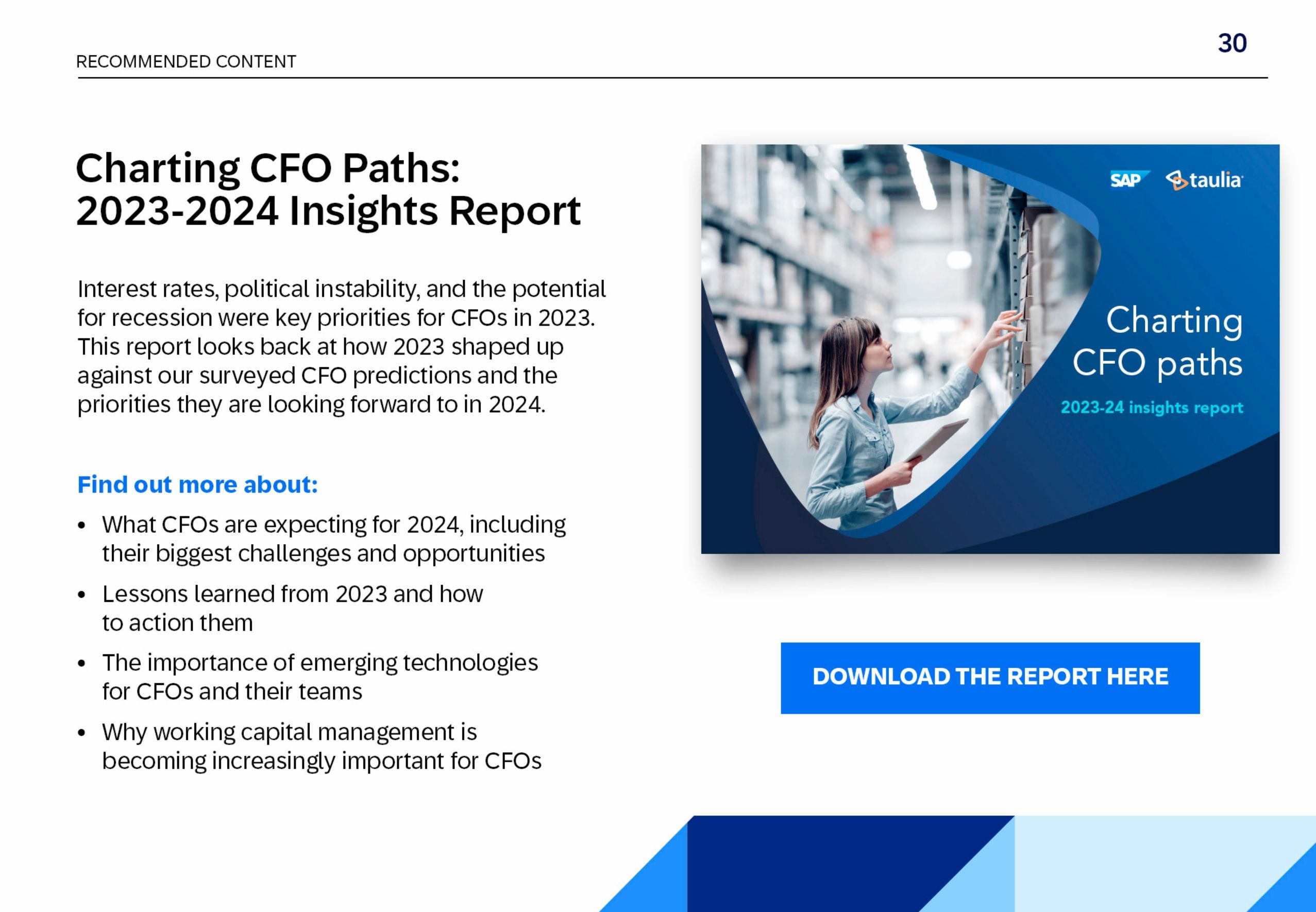 CFO Perspectives: Unlocking Insights Through Conversation