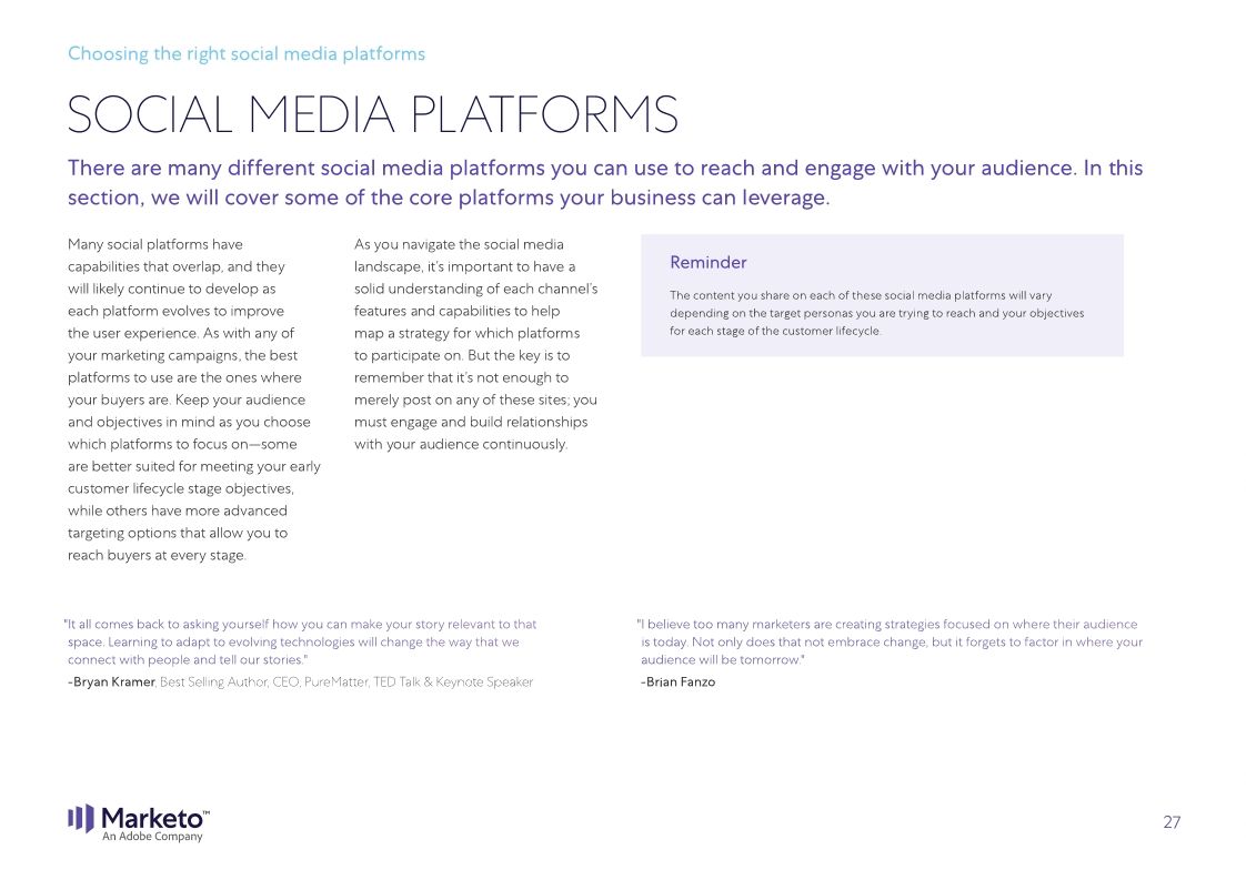 The Definitive Guide to Social Media Marketing Marketo