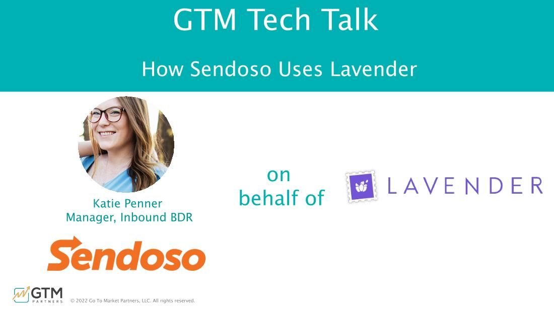 How Sendoso Uses Lavender - San Francisco