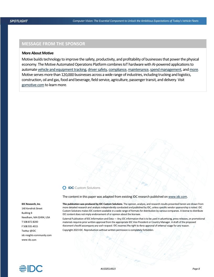 IDC Computer Vision Report
