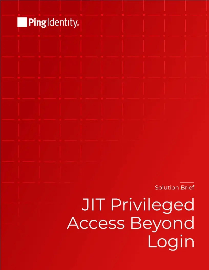 JIT Privileged Access Beyond Login