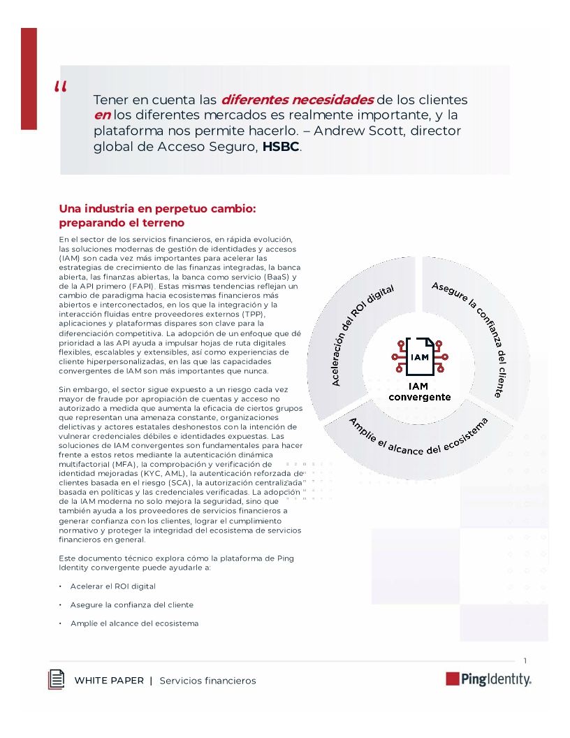 Desbloquee el poder de la identidad digital fluida, segura y escalable en los servicios financieros