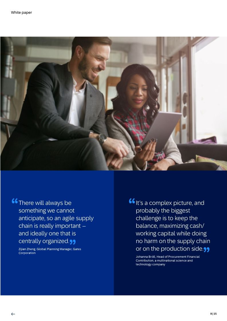 Effective cash flow control in an uncertain global market