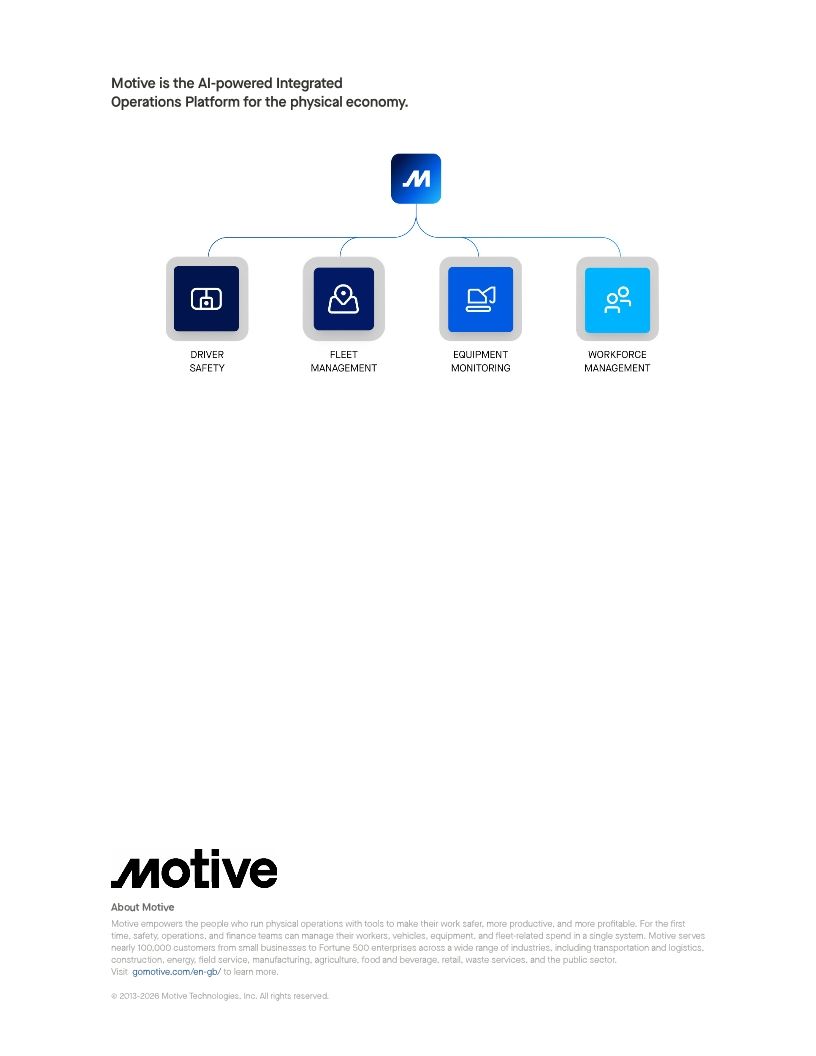 Driver Safety product brief