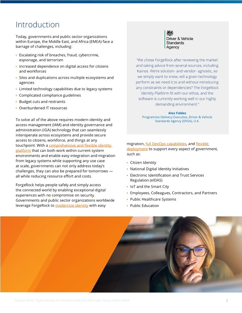 Digital Identity for Governments and the Public Sector within EMEA