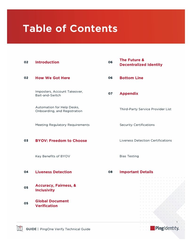 PingOne Verify Technical Guide