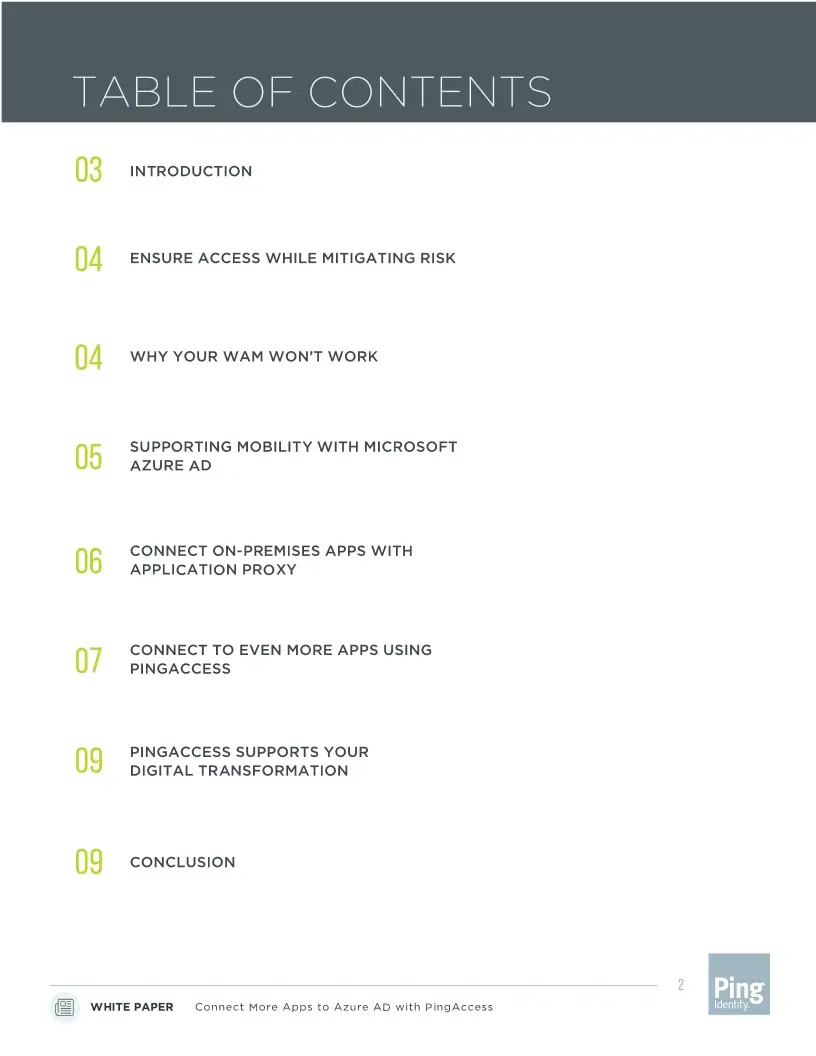 Connect More Apps to Microsoft Azure AD with PingAccess
