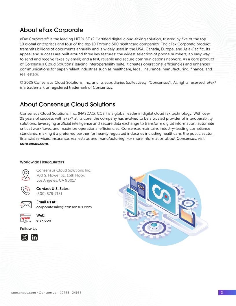 Integrating eFax Corporate® with Multi-Function Devices