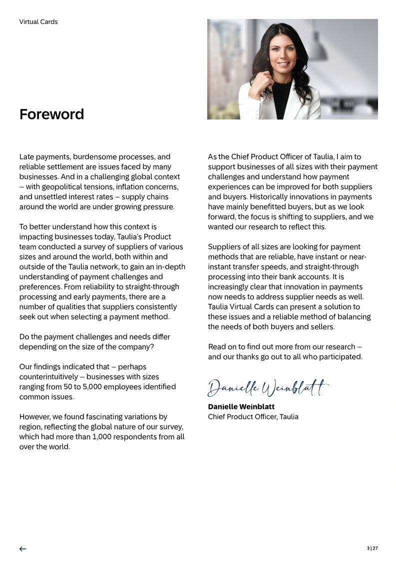 Uncover suppliers’ perspectives on payments: Learn how SAP Taulia Virtual Cards can revolutionize B2B payments