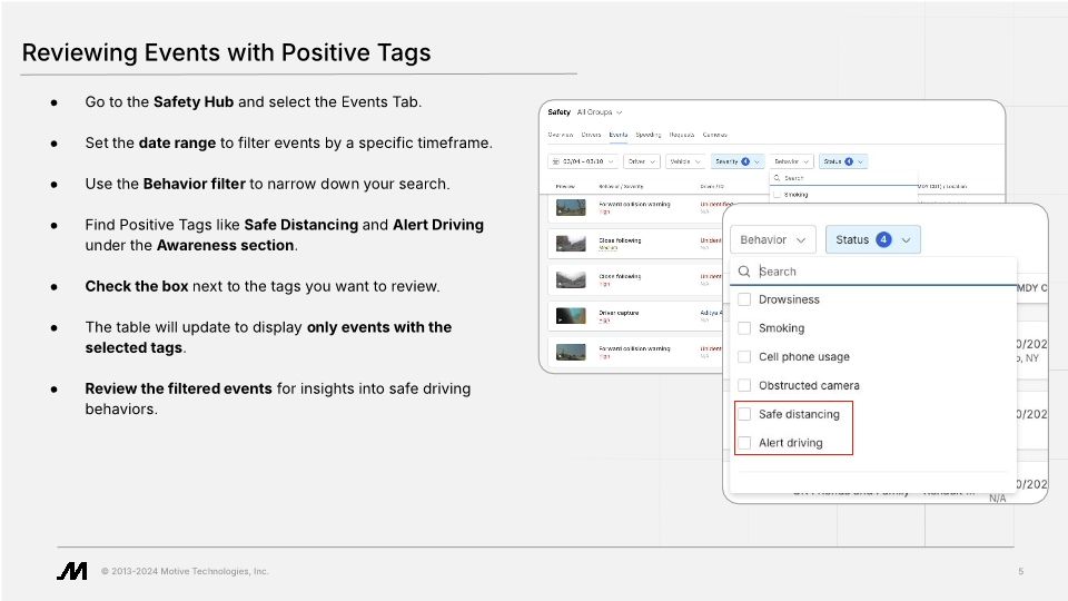 Positive Safety Tags (Slide Deck)