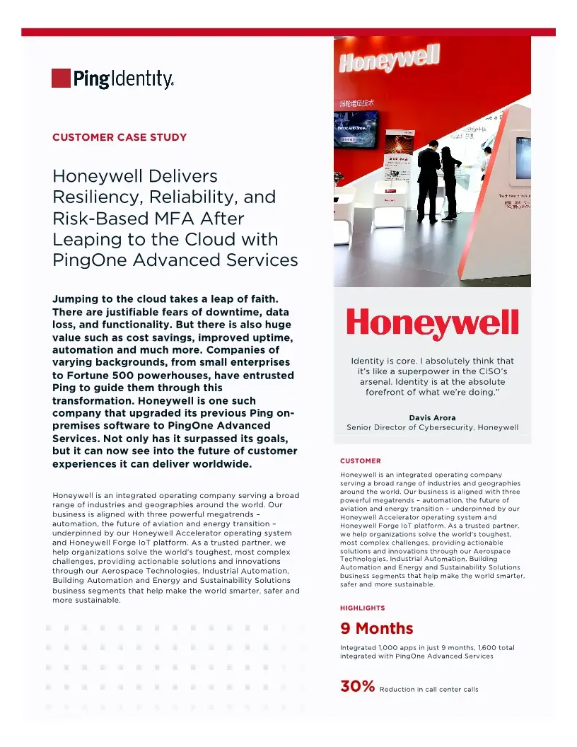 Honeywell Customer Success Story