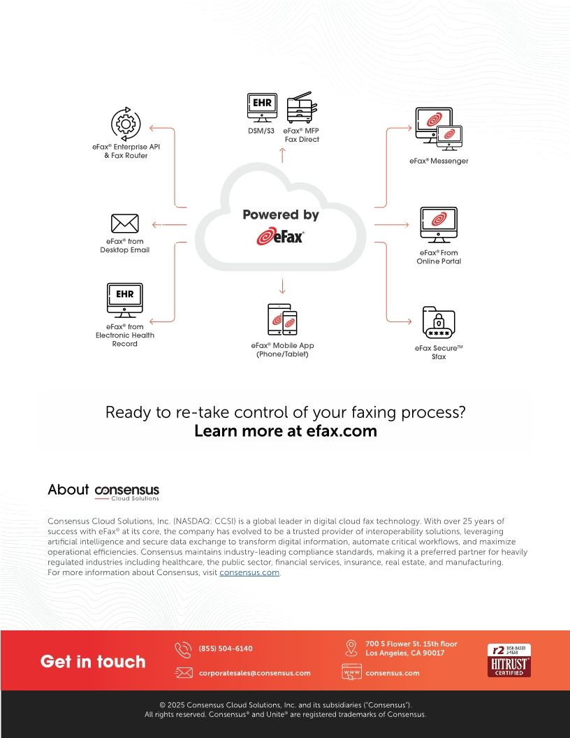 eFax Corporate&reg; for Healthcare