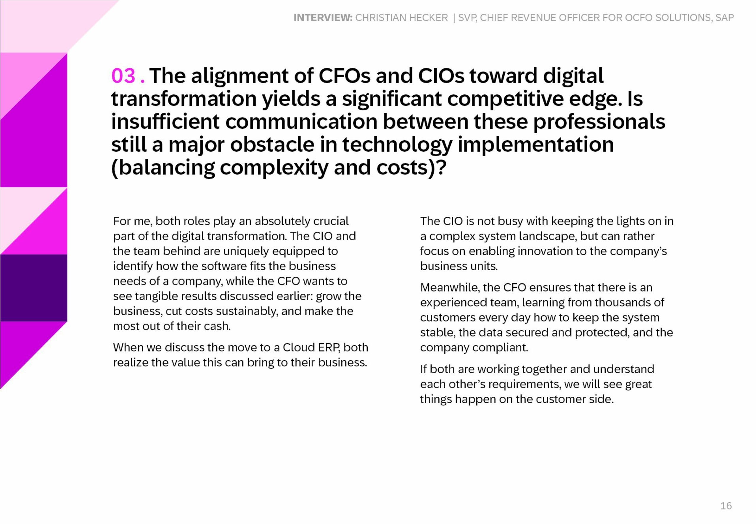 CFOs beyond figures: Steering business into the future