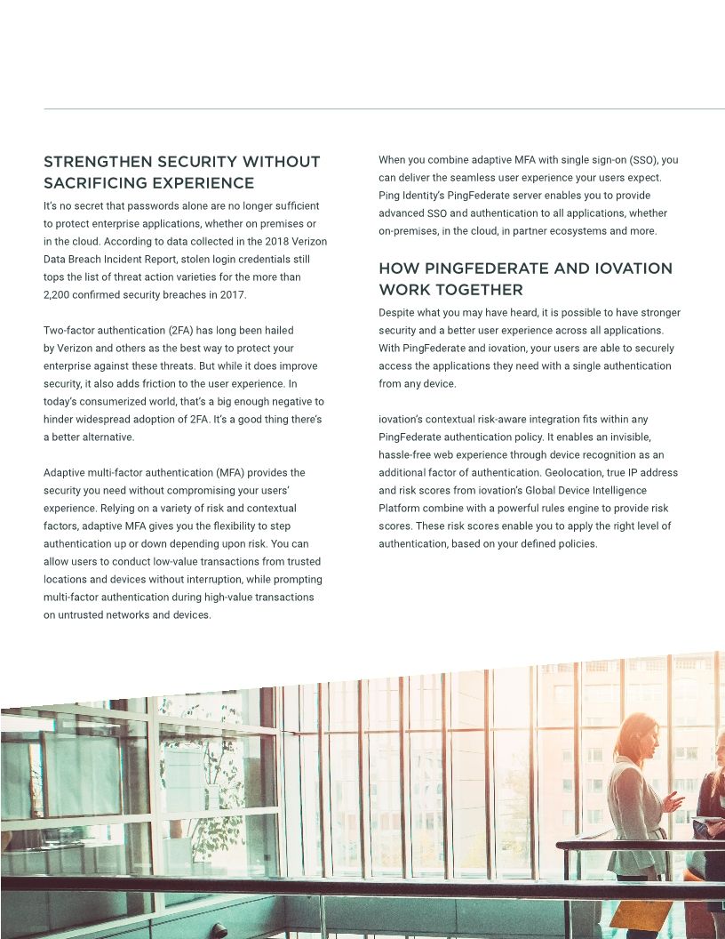 PingFederate + iovation