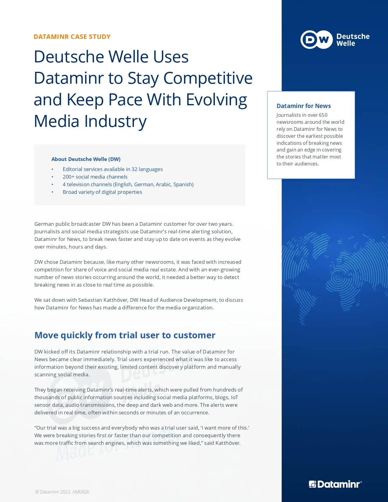 Deutsche Welle Uses Dataminr to Stay Competitive and Keep Pace With Evolving Media Industry