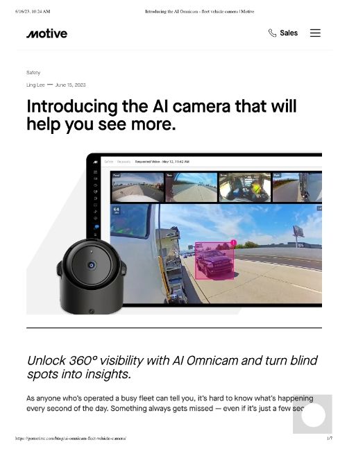 Introducing the AI Omnicam Blog