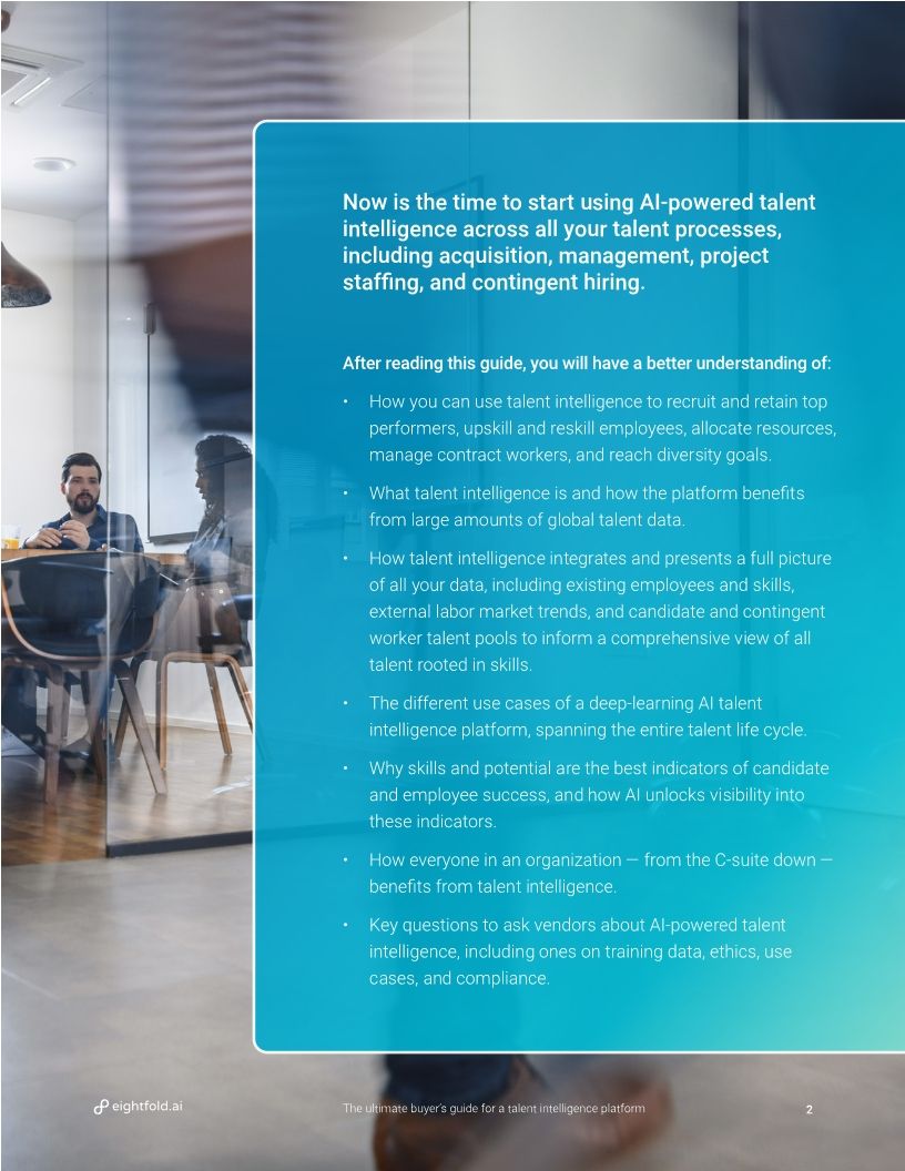 The ultimate buyer’s guide for a talent intelligence platform