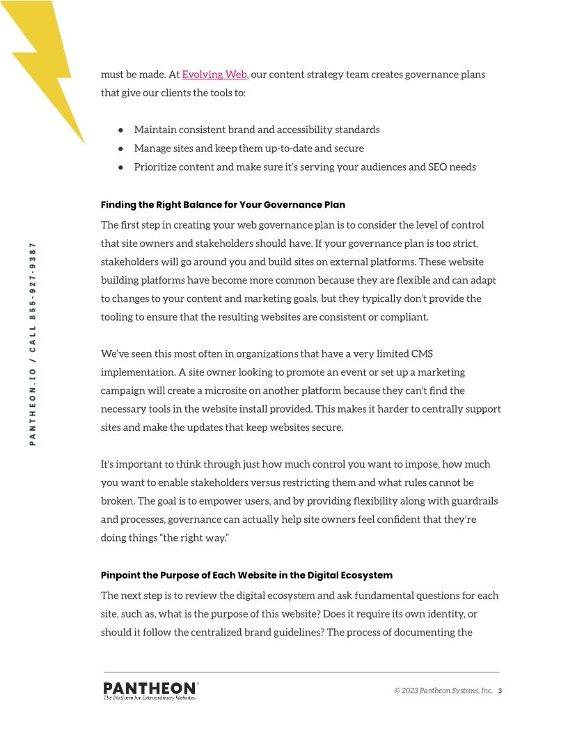 Website Governance Strategies for the Real World