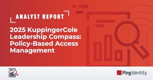 Ping Identity Recognized as Leader in Policy Based Access Management by KuppingerCole