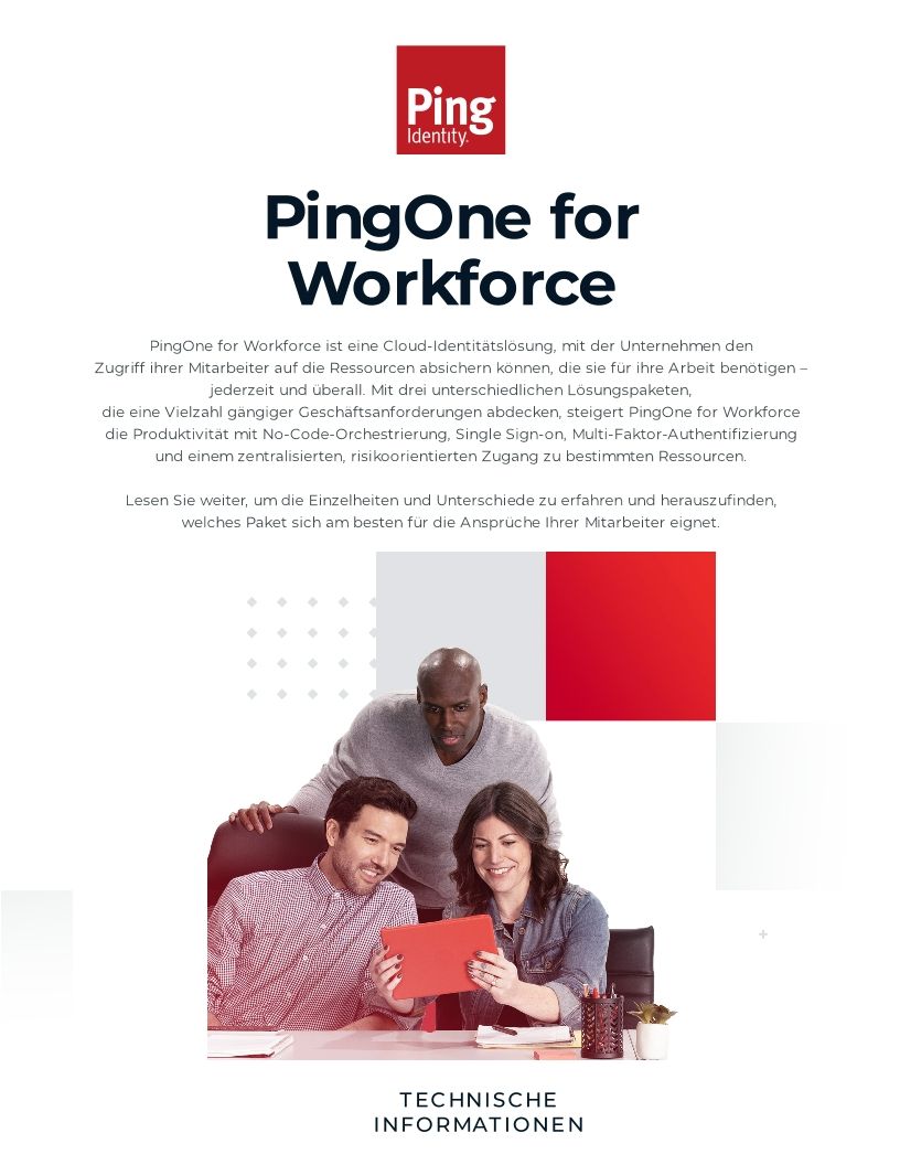 PingOne for Workforce: Technische Informationen