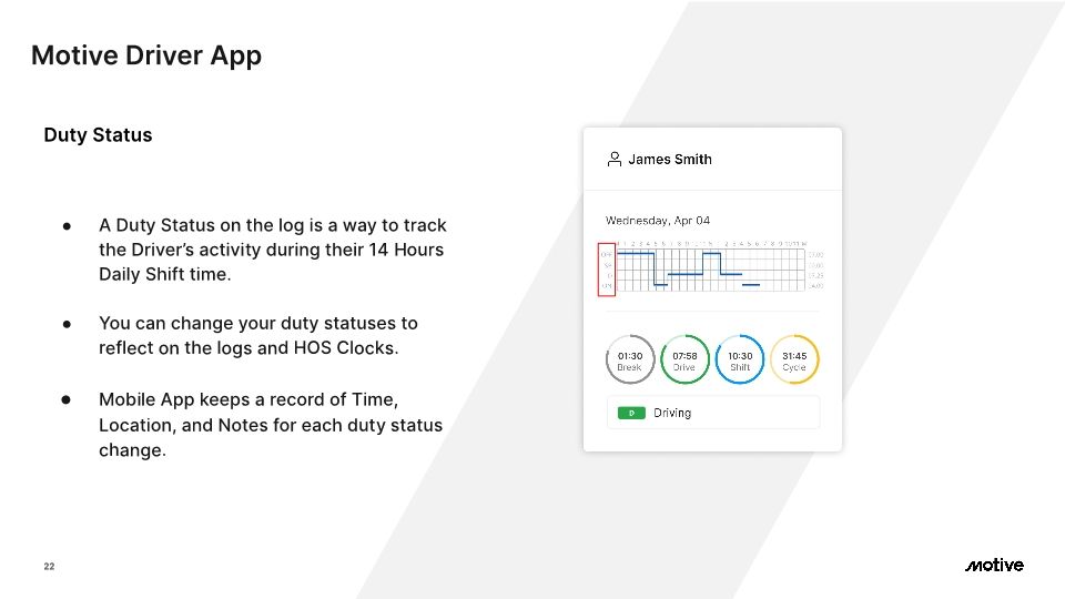 Motive Driver App - Cx Onboarding
