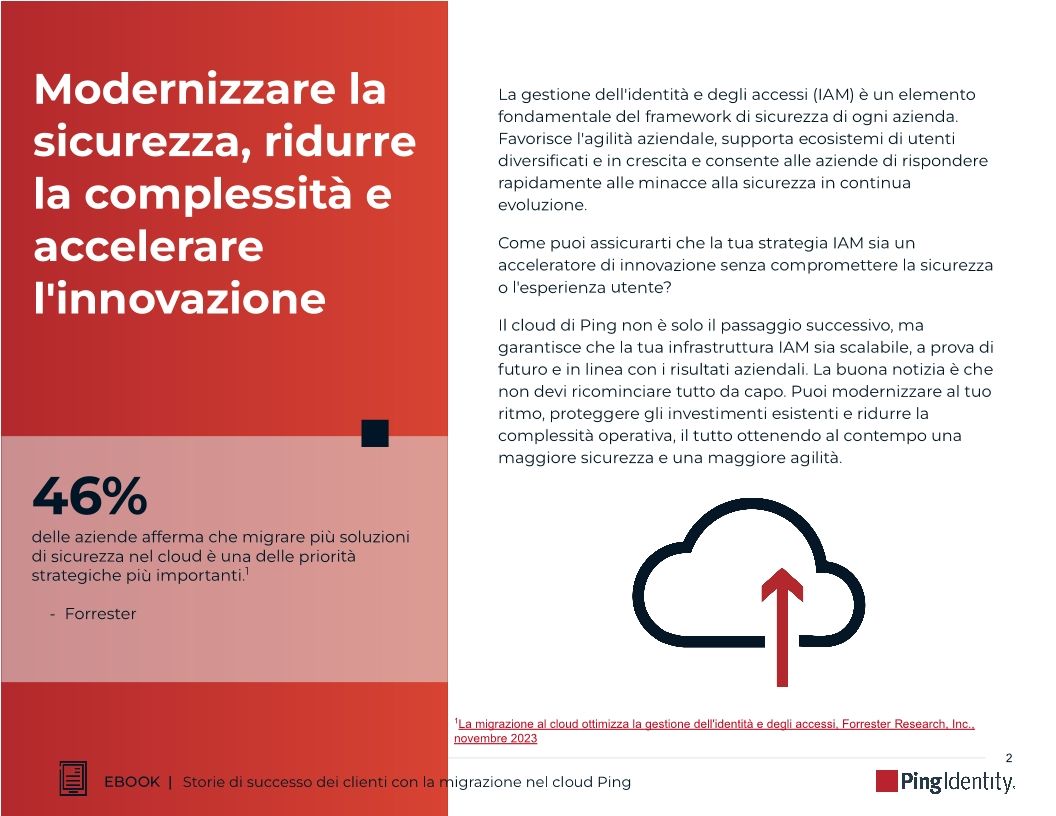 Perch&eacute; i clienti scelgono il cloud di Ping: IAM pi&ugrave; semplice, pi&ugrave; sicuro e pi&ugrave; intelligente