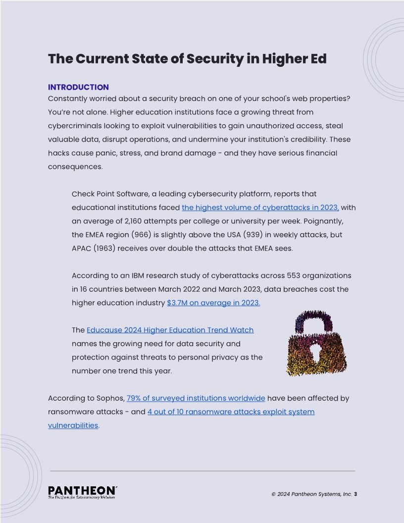 Securing Higher Education Websites in EMEA