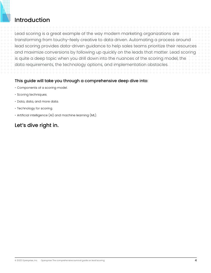 The comprehensive survival guide on lead scoring
