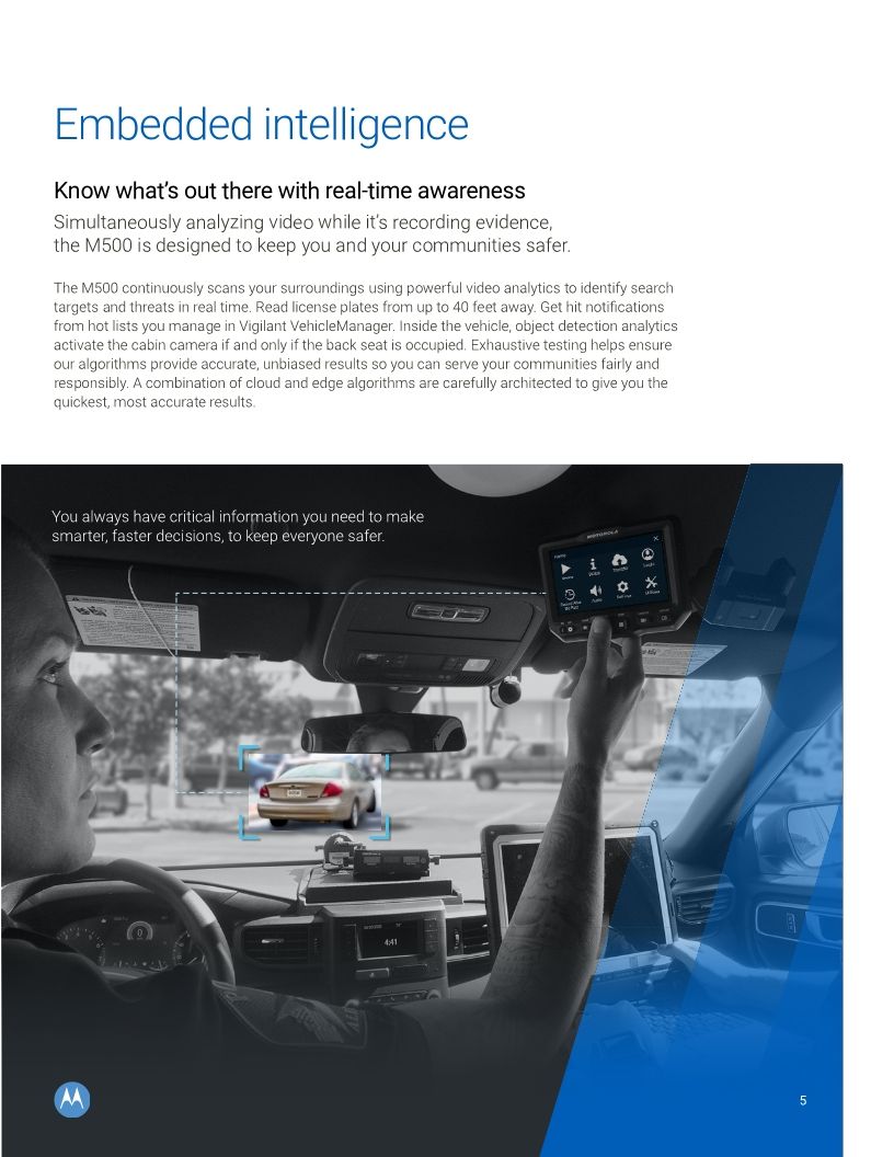 M500 In-Car Video Brochure