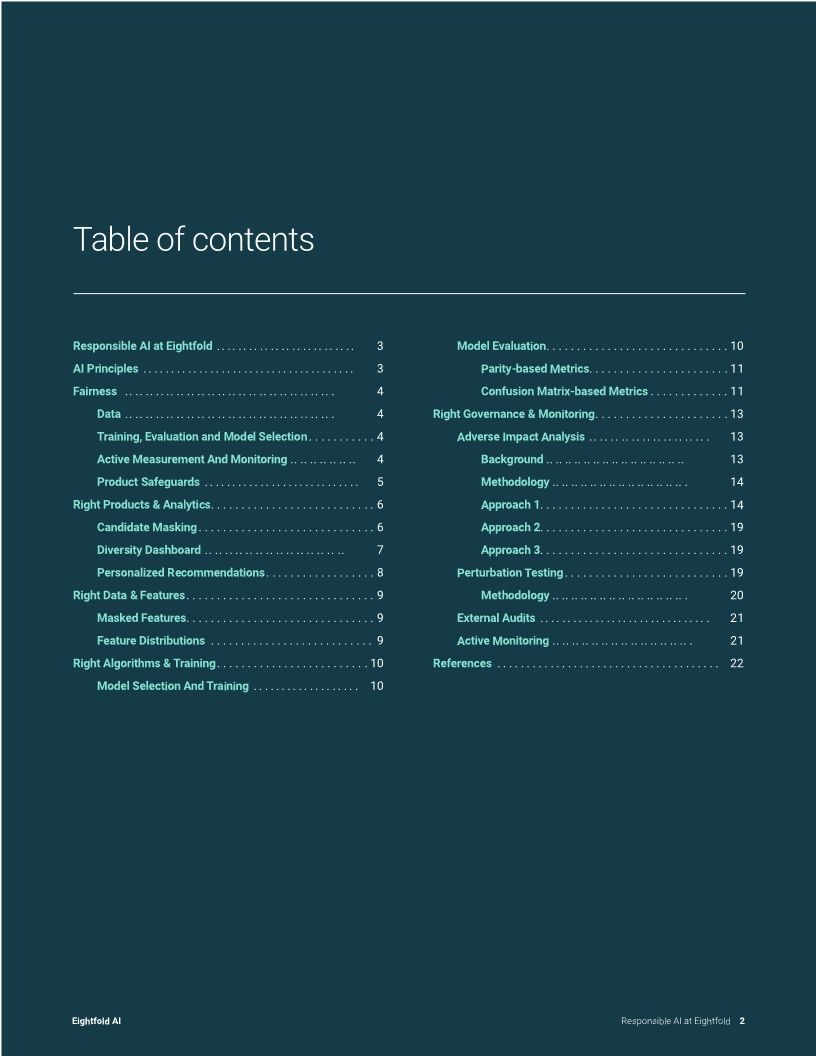 Responsible AI at Eightfold