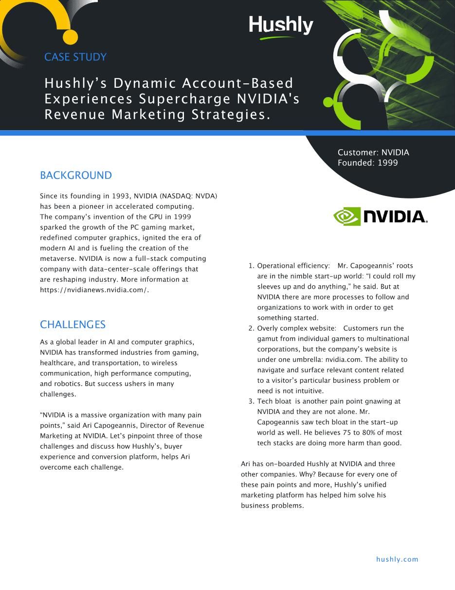 Case Study: NVIDIA