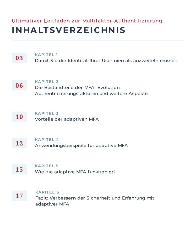 Der ultimative Leitfaden f&uuml;r MFA