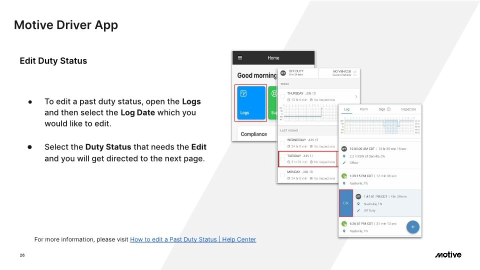 Motive Driver App - Cx Onboarding