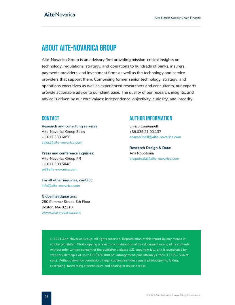 SAP Taulia named a best-in-class vendor for Supply Chain Finance by Aite Novarica Group