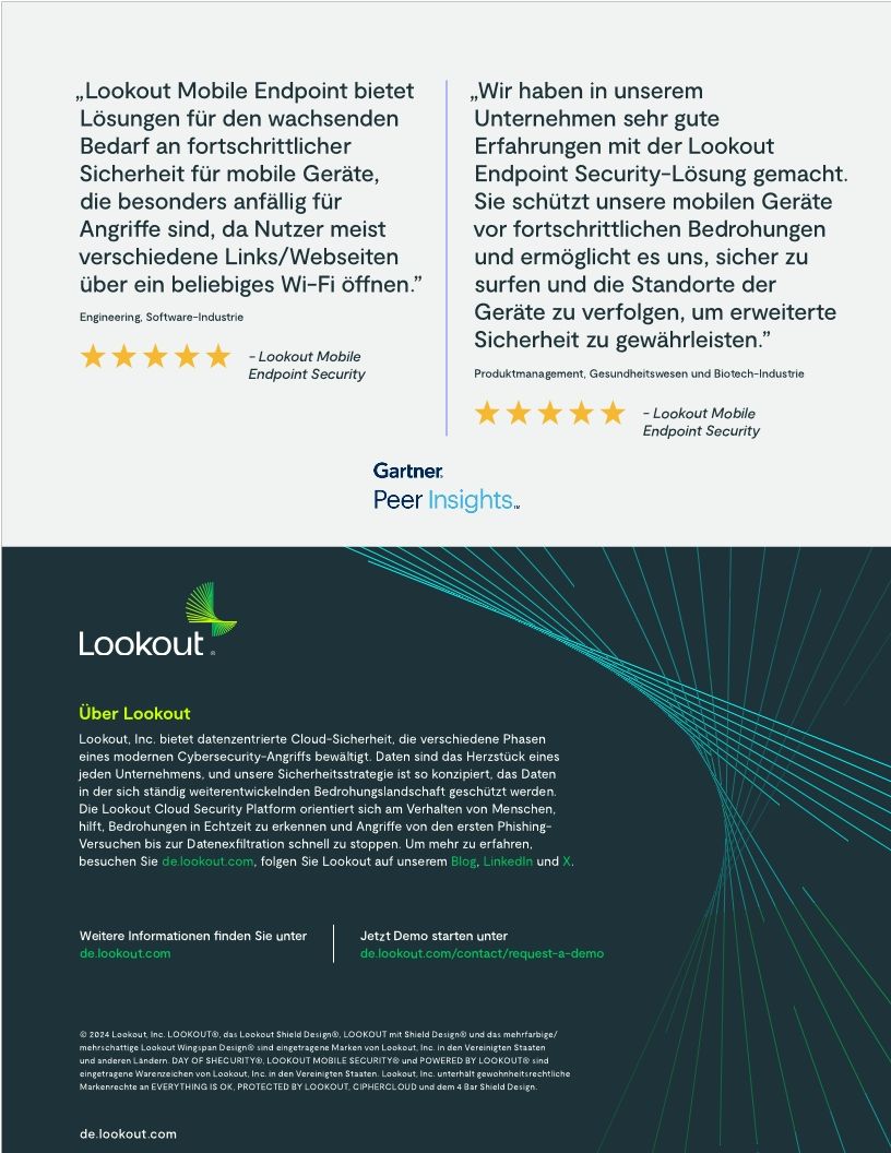 Wie Lookout vor Scattered Spider schützt