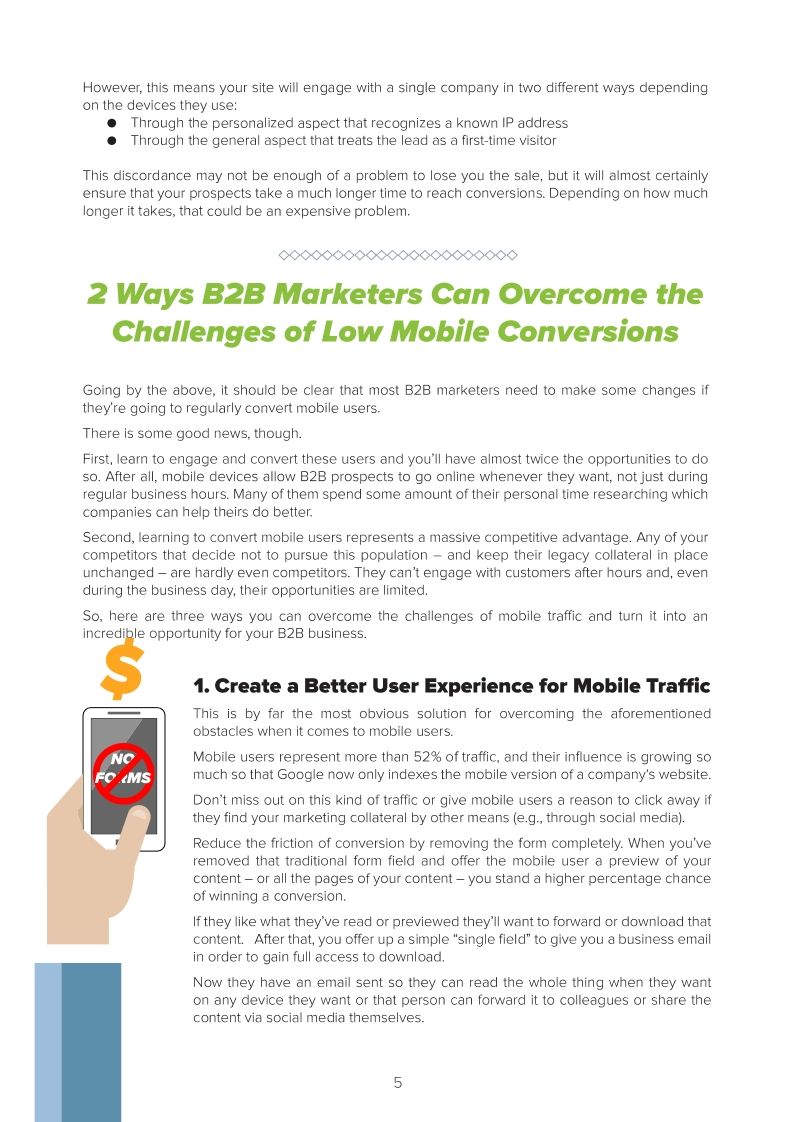 How To Solve For Mobile Conversions In B2B