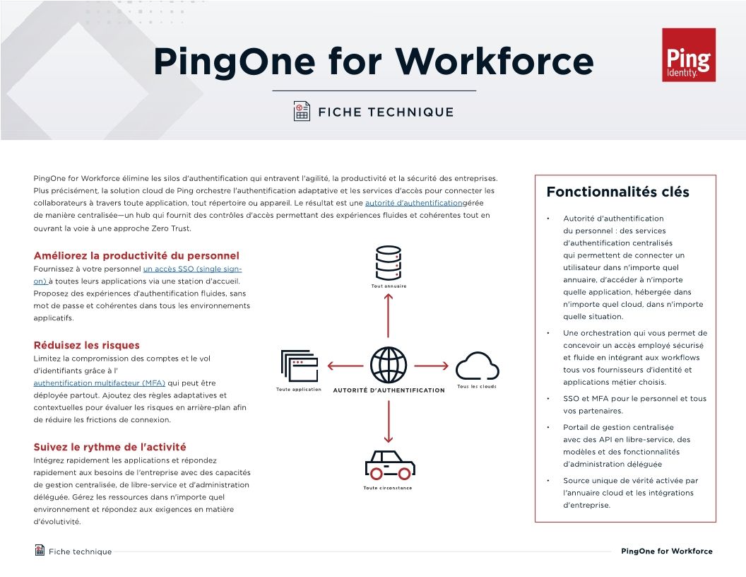 PingOne for Workforce