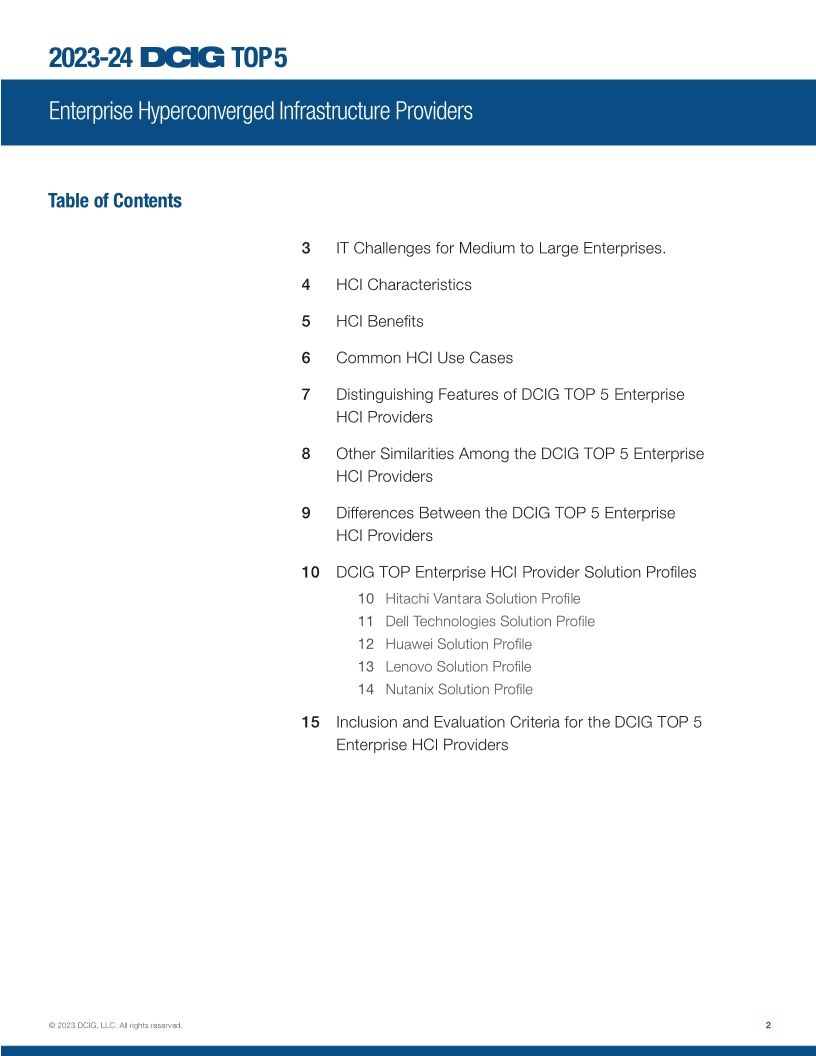 DCIG TOP 5 Enterprise Hyperconverged Infrastructure Providers