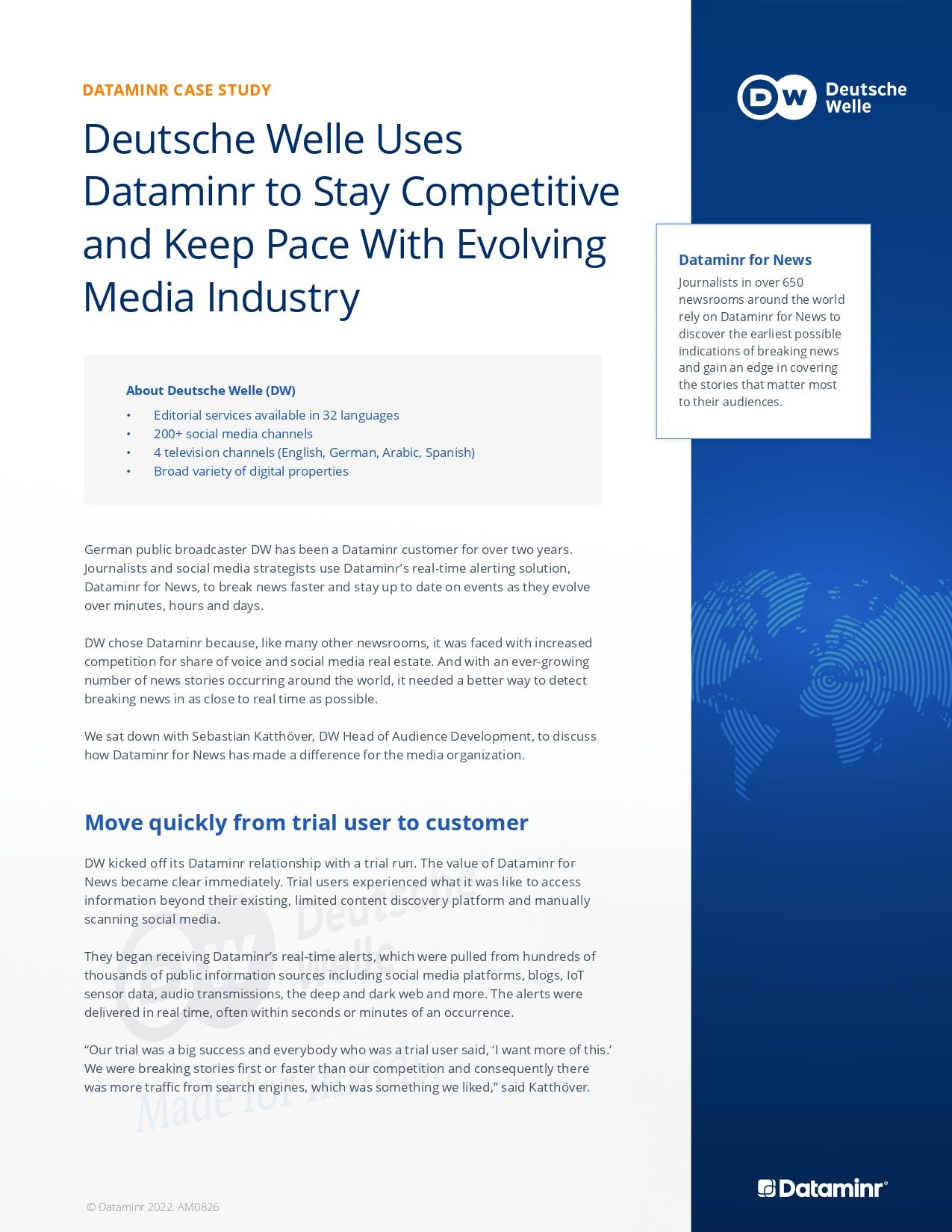 Deutsche Welle Uses Dataminr to Stay Competitive and Keep Pace With Evolving Media Industry