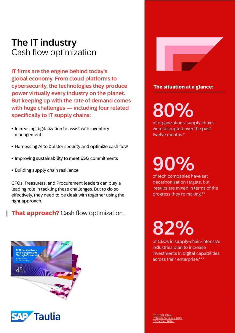 Taulia in the Information Technology sector datasheet