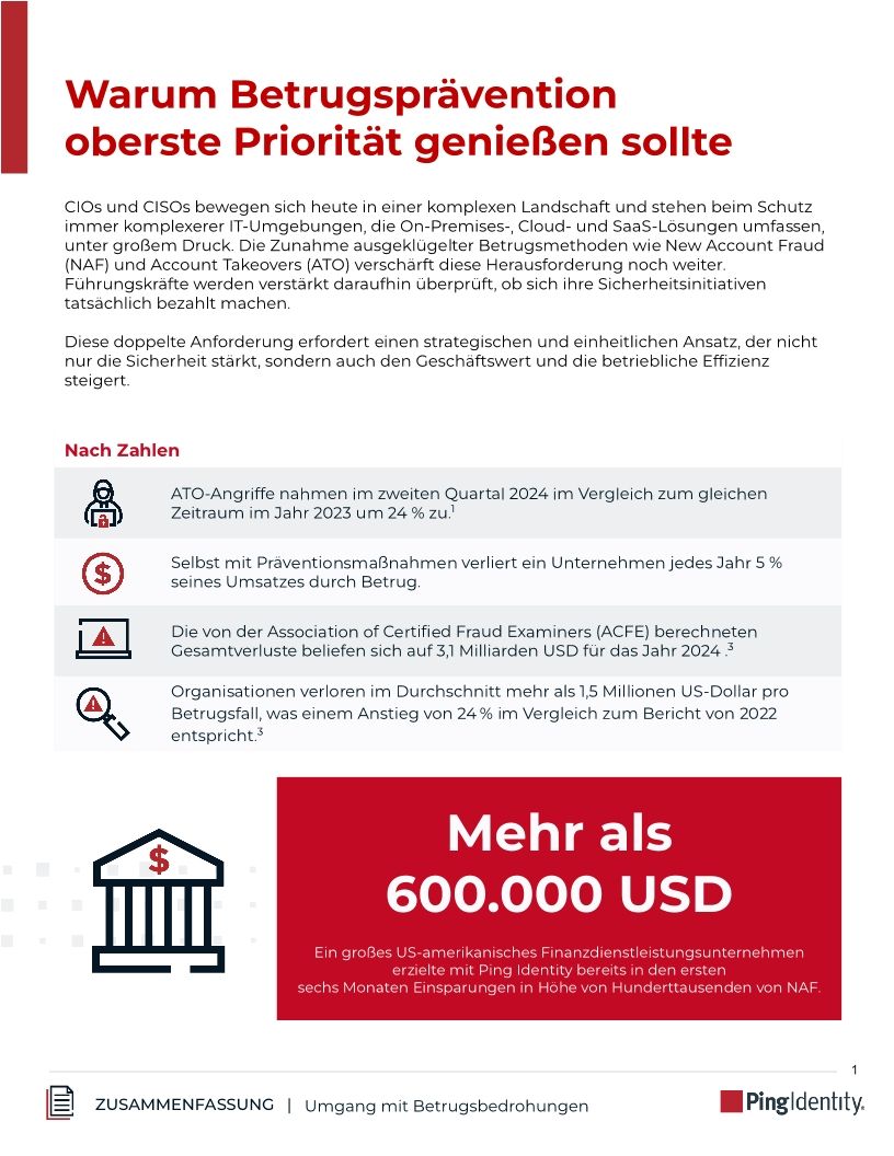 Umgang mit Betrugsbedrohungen