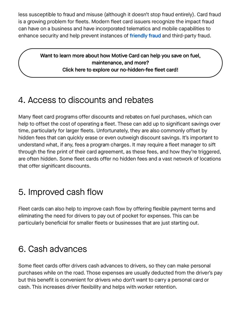 Fleet Card Basics and Benefits
