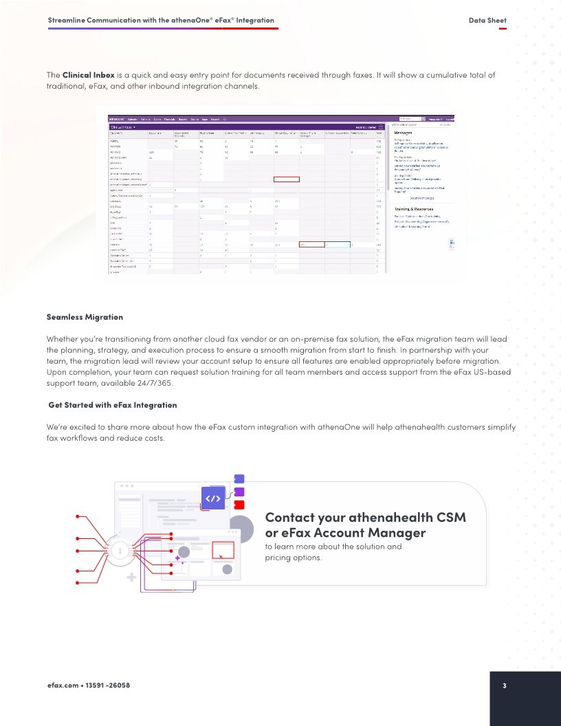 Streamline Communications with eFax&reg; Integration with athenaOne&reg;