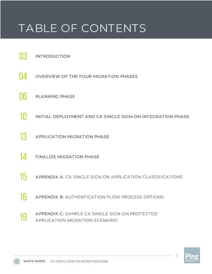 CA Single Sign-On Migration Guide