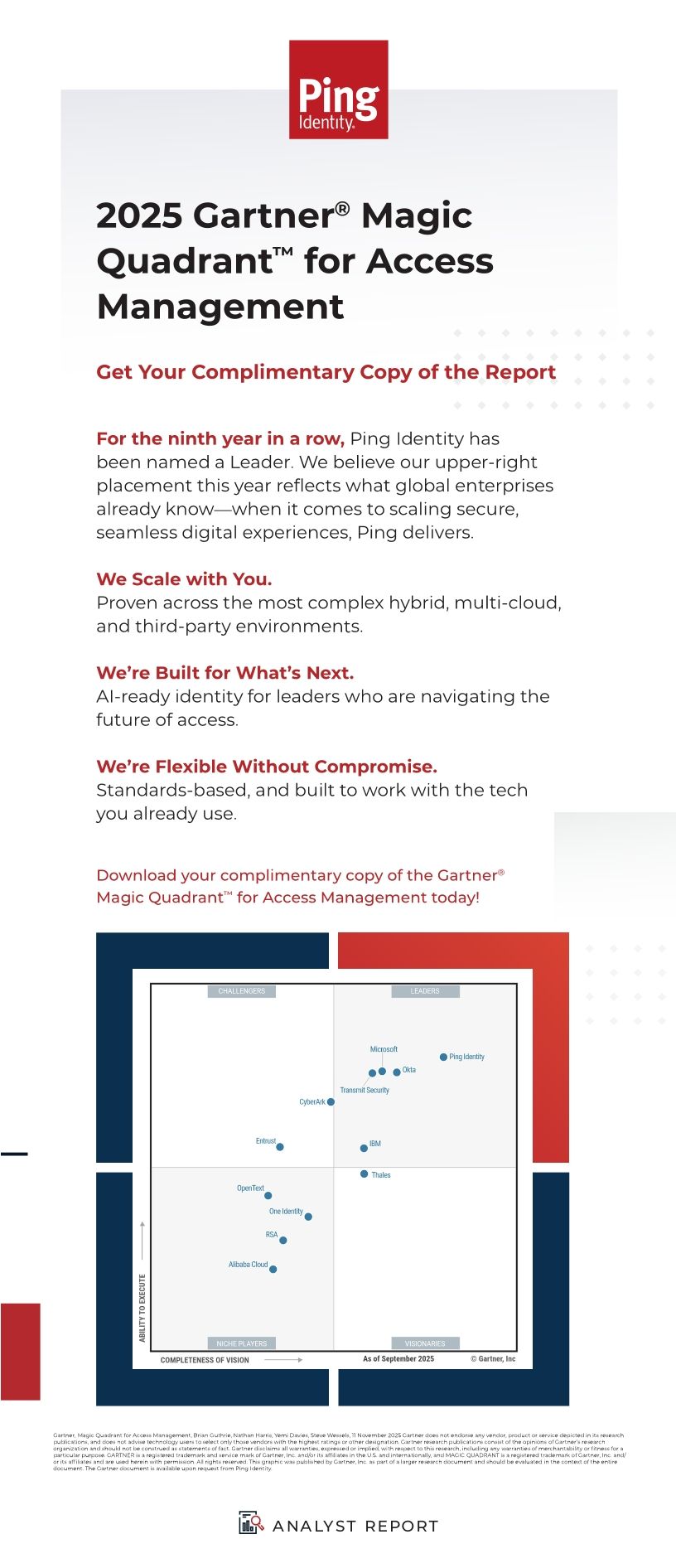 2025 Gartner&reg; Magic Quadrant&trade; for Access Management